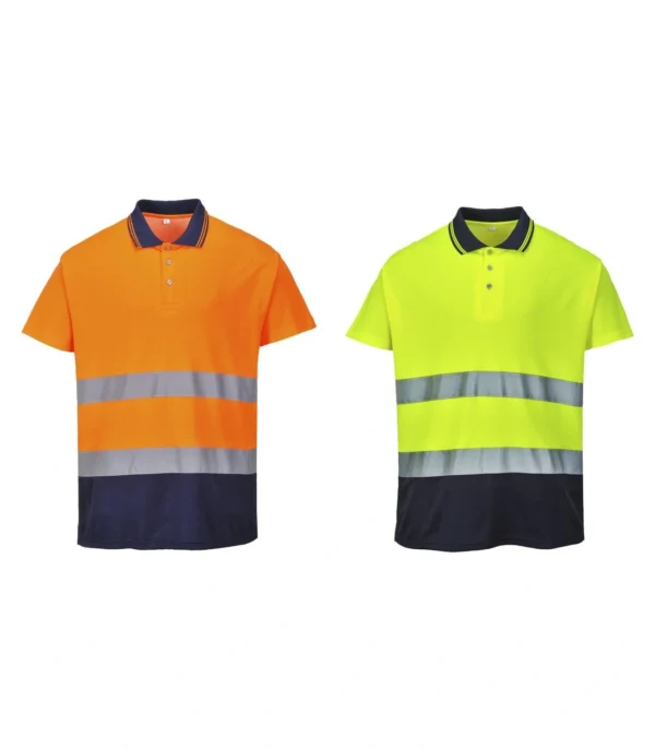 Portwest S174 Two Tone Cotton Comfort Polo